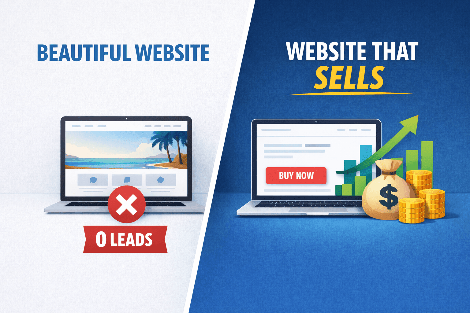 Thumbnail for beautiful vs effective website