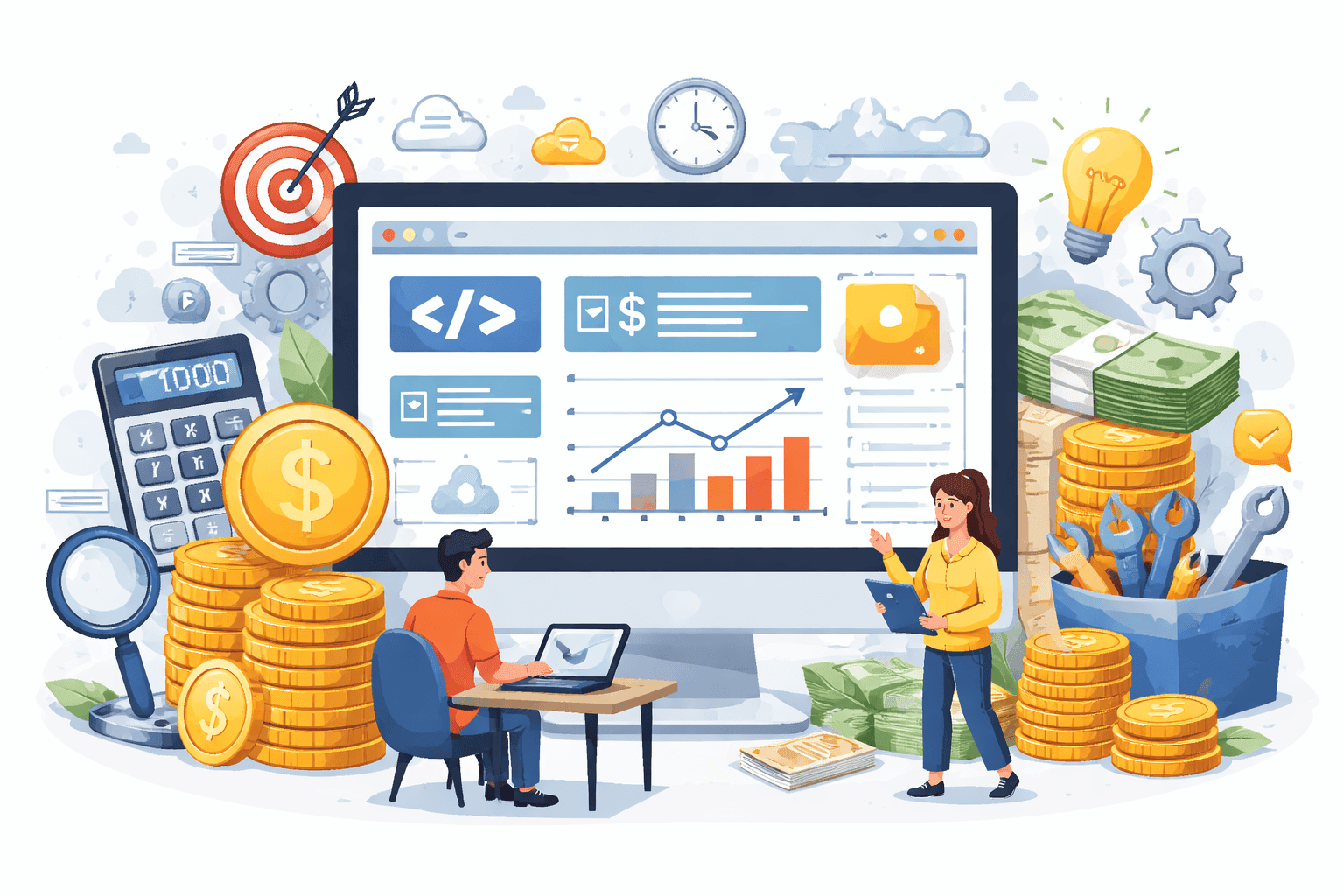 Różnice między stroną za 1000zł za 10000zł