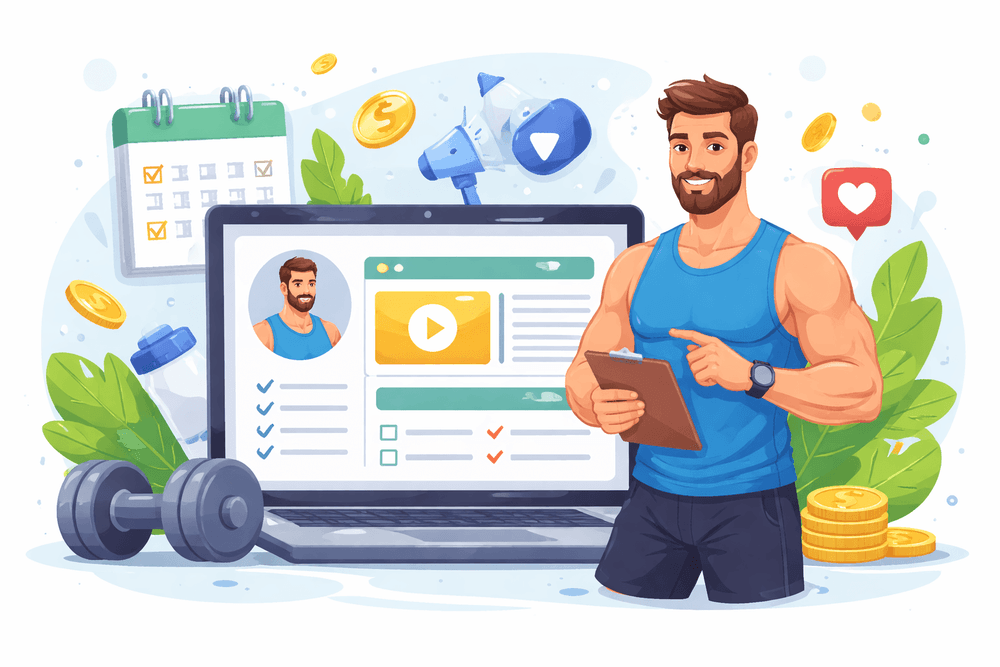 Strona internetowa dla trenera personalnego