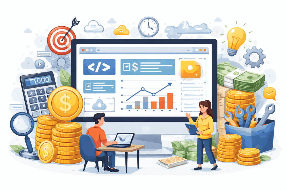 Różnice między stroną za 1000zł za 10000zł