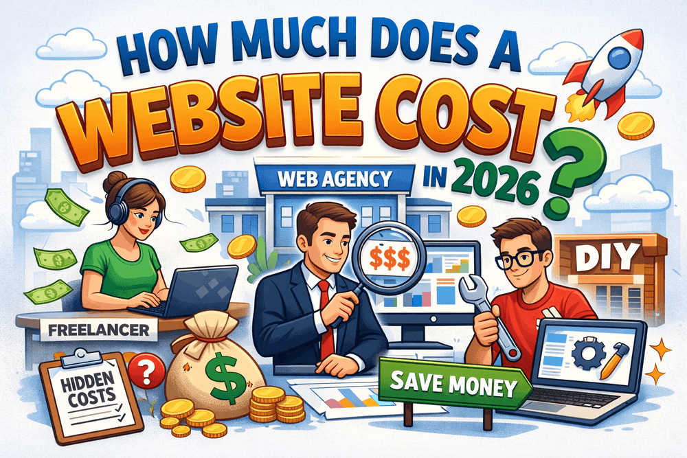 How much does a website cost? Infographic